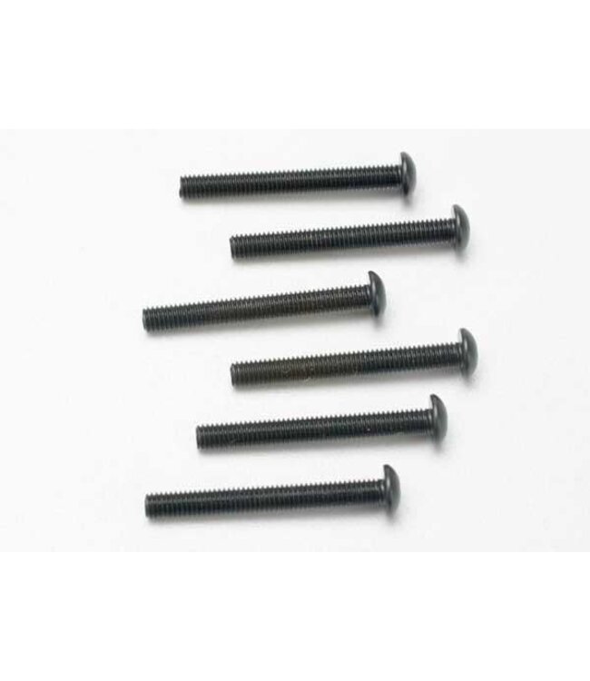 Screws. 3x25mm button-head machine (hex drive) (6). TRX2581