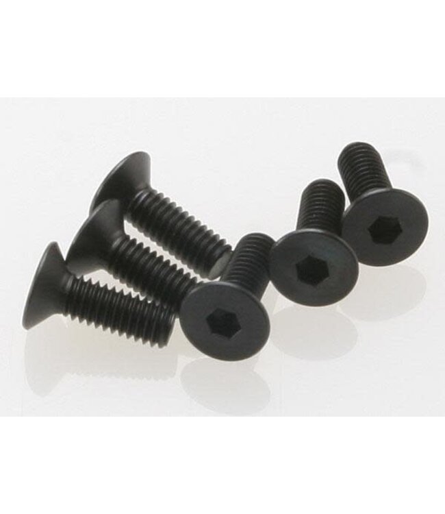 Screws. 4x12mm countersunk machine (hex drive) (6). TRX2542