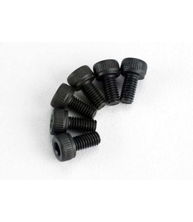 Screws 3x6mm cap-head machine (hex drive) (6) TRX2554