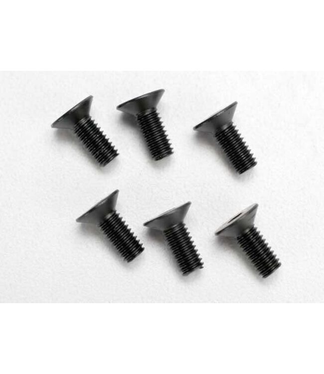 Screws 4x10mm countersunk machine (hex drive) (6) TRX2535