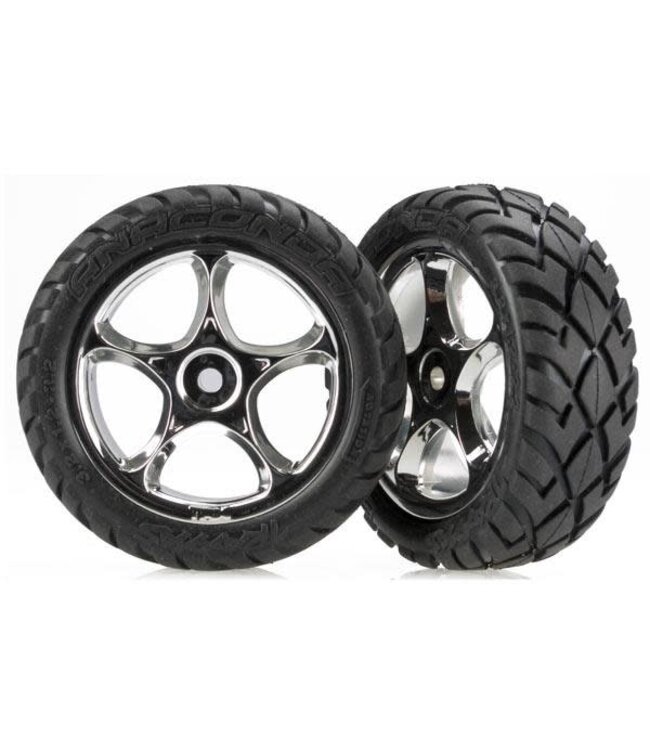 Tires & wheels assembled (Tracer 2.2 chrome wheels Anaconda TRX2479R