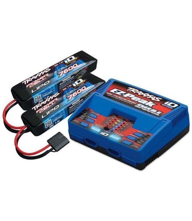 Traxxas 4S combo deal (2X 7600MaH 2S LiPo & Duo charger) TRX2991