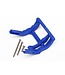 Traxxas Wheelie bar mount (blue) for 2WD Bandit/Rustler/Slash with screws TRX3677X