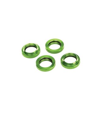 Traxxas Spring retainer (adjuster) green-anodized aluminum for GTX shock TRX7767G