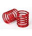 Traxxas Spring shock (red) (2.8 rate white stripe) (2) TRX8366