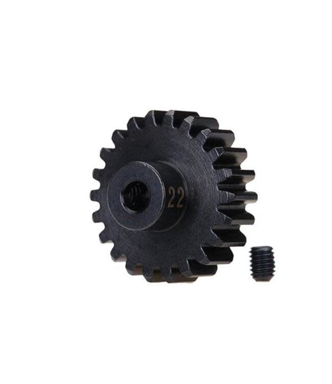 Gear 22-T pinion (32-p) heavy duty (machined hardened steel) TRX3952X