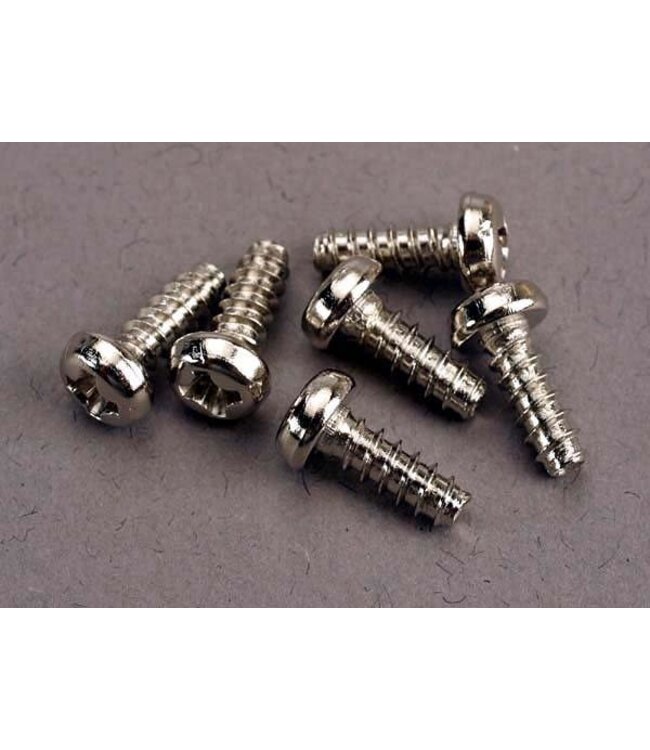 Screws 3x8mm roundhead self-tapping (6) TRX2682