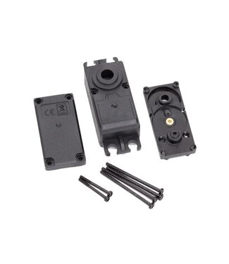 Traxxas Servo case plastic (top middle and bottom with gaskets and hardware (for 2250 2255 servo) TRX2251