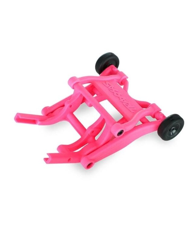 Wheelie bar assembled (Pink) (fits Stampede Rustler Bandit TRX3678P