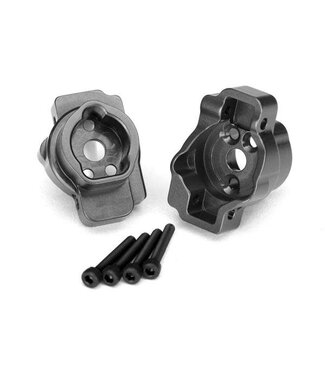 Traxxas Portal drive axle mount rear 6061-T6 aluminum (charcoal gray-anodized) TRX8256A