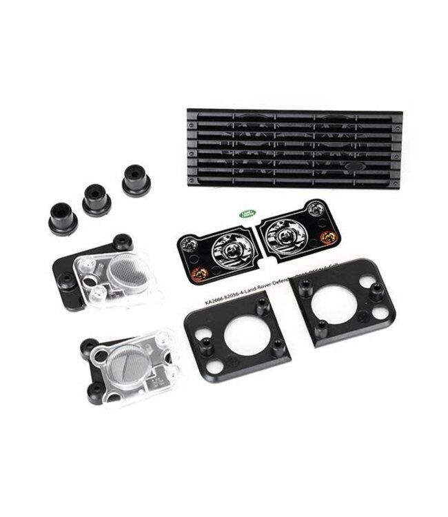 Grill Land Rover Defender with mount and headlight housing TRX8013