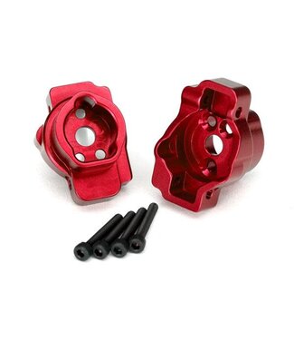 Traxxas Portal drive axle mount rear 6061-T6 aluminum (red-anodized) TRX8256R