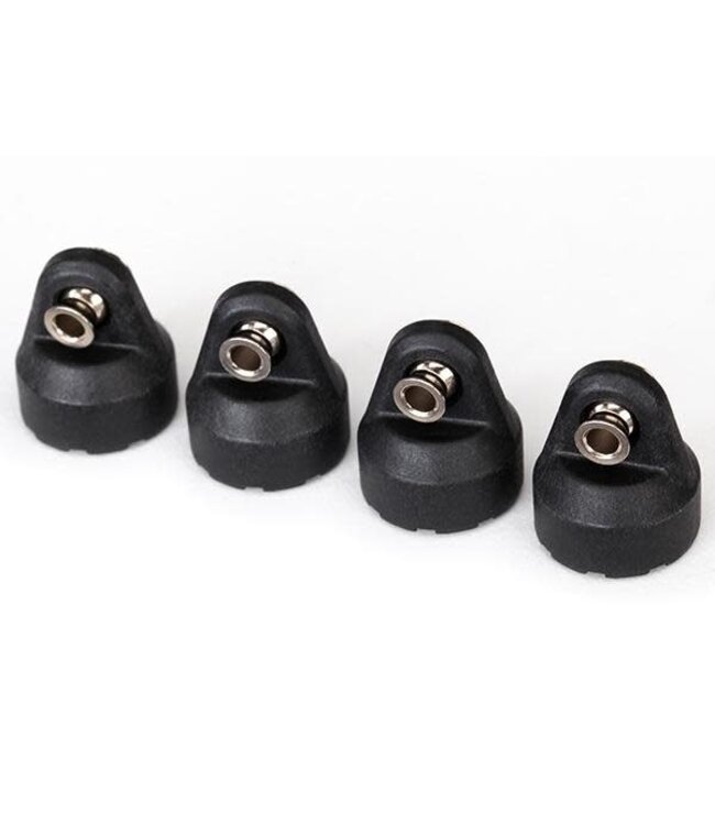 Shock caps (black) (4) (assembled with hollow balls) TRX8361