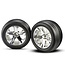 Traxxas Tires assembled glued 2.8 (all-star chrome wheels TRX3771