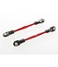 Traxxas Turnbuckles aluminum (red-anodized) toe links 59mm (2) TRX3139X