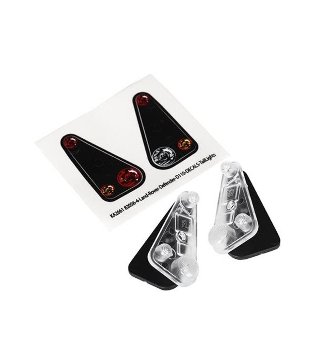 Tail light housing (2) with lens (2) and decals (left & right) TRX8014