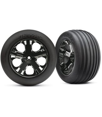Traxxas Tires assembled glued (2.8) (all-star black chrome TRX3771A
