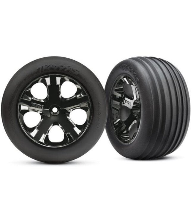 Tires assembled glued (2.8) (all-star black chrome TRX3771A