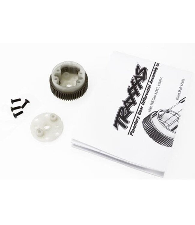 Main diff with steel ring gear/ side cover plate/ screws TRX2381X