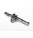 Traxxas Axle housing rear with axle support left & right with axle hub rear (2) TRX8540X