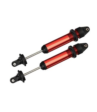 Traxxas Shocks GTX aluminum red-anodized (fully assembled w/o springs) (2) TRX7761R