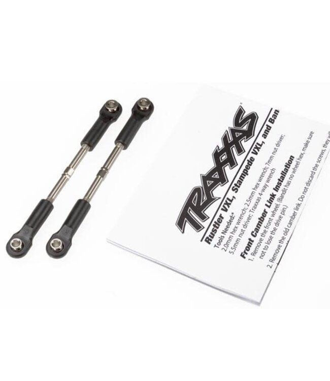 Turnbuckles. toe link. 55mm (75mm center to center) (2) (ass. TRX2445