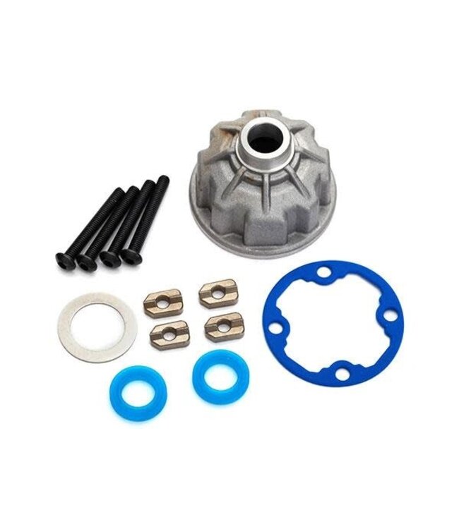 Carrier differential (aluminum) with x-ring gaskets (2) and ring gear gasket TRX8681X