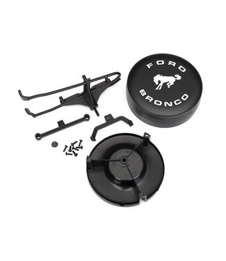 Traxxas Spare tire mount with Mounting Bracket and Spare Tire Cover TRX8074