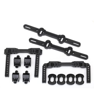 Traxxas Body mounts front & rear with body mount posts and body mount sliders TRX8316