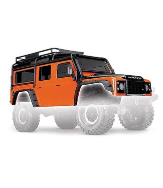 Traxxas Body Land Rover Defender Adventure Orange (complete excl. spare tire) TRX8011A