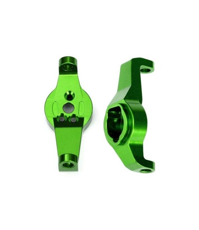 Caster blocks 6061-T6 aluminum (green-anodized) left and right TRX8232G