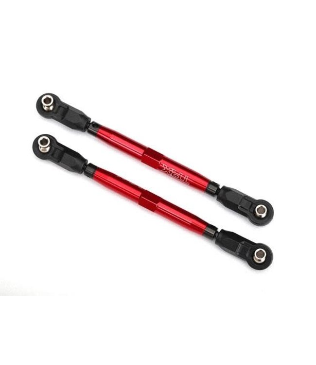 Toe links front Unlimited Desert Racer (TUBES red-anodized 7075-T6 aluminum TRX8547R