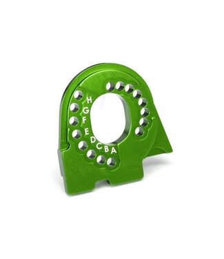 Traxxas Motor mount plate TRX-4/6 6061-T6 alumininum (green-anodized) TRX8290G