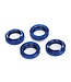 Traxxas Spring retainer (adjuster) blue-anodized aluminum for GTX shock TRX7767