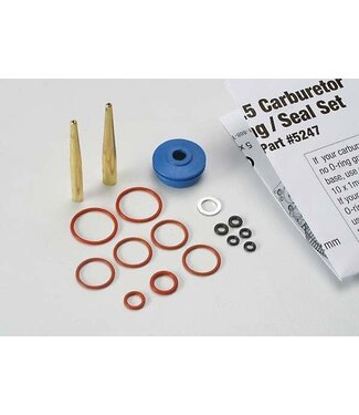 Traxxas O-ring and seal set carburetor with O-rings : 2x1mm (3). 10x1mm. TRX5247