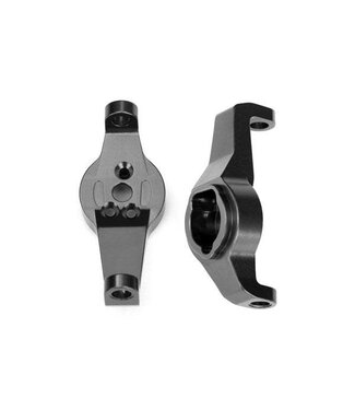 Traxxas Caster blocks 6061-T6 aluminum (charcoal gray-anodized) left and right TRX8232A