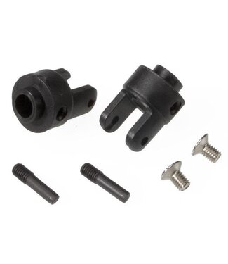 Traxxas Differential output yokes black (2)/ 3x5mm countersunk scre TRX4628R