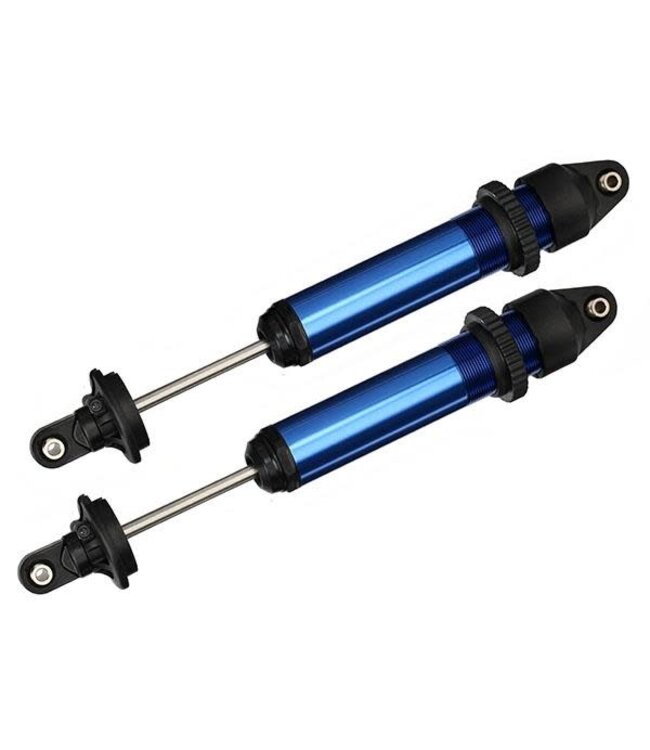 Shocks GTX aluminum blue-anodized (fully assembled w/o springs) (2) TRX7761X