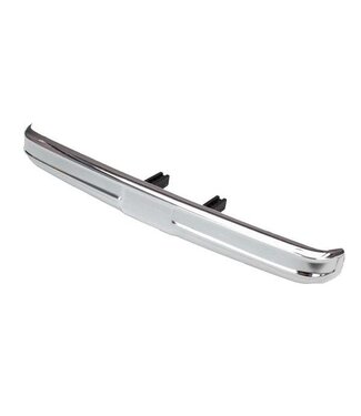 Traxxas Bumper front (chrome) with bumper mount and 3x10 (2) TRX8137