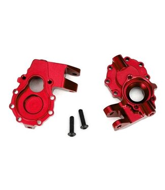 Traxxas Portal housings inner (front) 6061-T6 aluminum (red-anodized) (2) TRX8252R