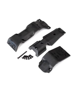 Traxxas Skid plate set front with skid plate rear and hardware TRX8637