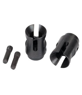 Traxxas Drive cups inner (2) (steel constant-velocity driveshafts) with screw pins (2) TRX8353X