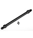 Traxxas Driveshaft center rear 6061-T6 aluminum (black-anodized) (fully assembled) TRX8555