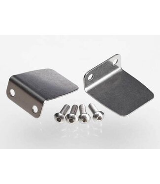 Traxxas Trim tab (2) with 4x12mm BCS (stainless) (4) TRX5730