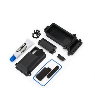 Traxxas Box receiver (sealed) with wire cover and foam pads includes silicone grease TRX8224