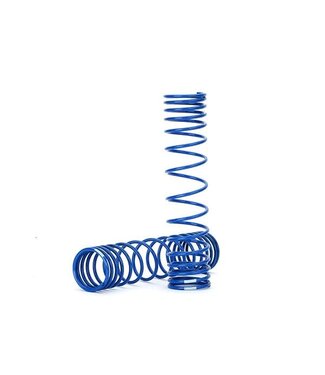 Traxxas Spring shock rear 139mm (blue) (GTR) (progressive 1.042 rate white stripe) (2) TRX8445A