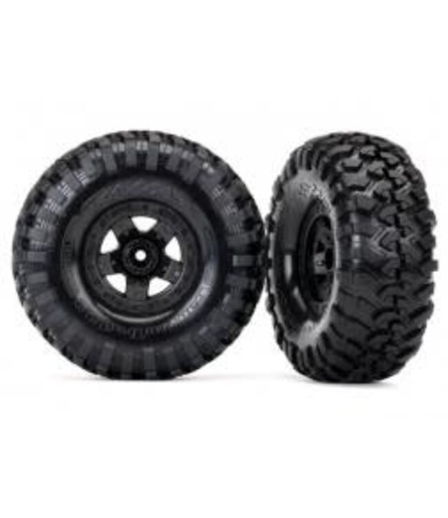 Tires and wheels glued (TRX-4 Sport wheels Canyon Trail 2.2 tires) TRX8181