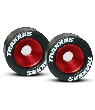 Traxxas Wheels aluminum (red-anodized) (2) with 5x8mm ball bearings (4) TRX5186