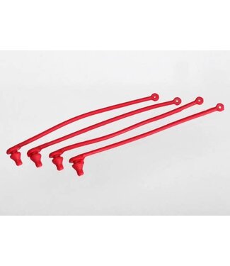 Traxxas Body clip retainer red (4) TRX5752