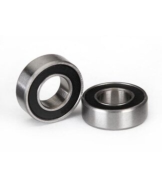 Traxxas Ball bearings black rubber sealed (6x12x4mm) (2) TRX5117A